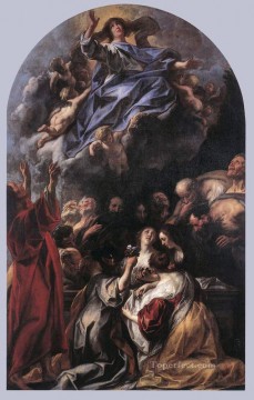 ジェイコブ・ヨルダーンス Painting - 聖母被昇天 フランドル・バロック様式 ヤコブ・ヨルダーンス